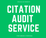 Local SEO-  Citation Audit Service
