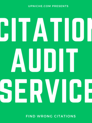 Local SEO-  Citation Audit Service