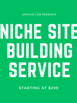 Niche Site Building Service for Amazon & Other Affiliate Offers