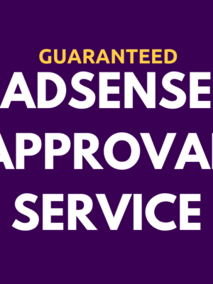 Guaranteed Instant Adsense Approval Service